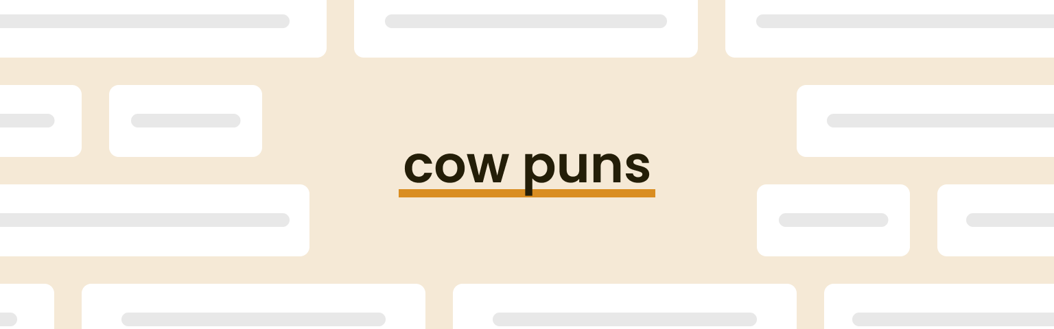 cow-puns