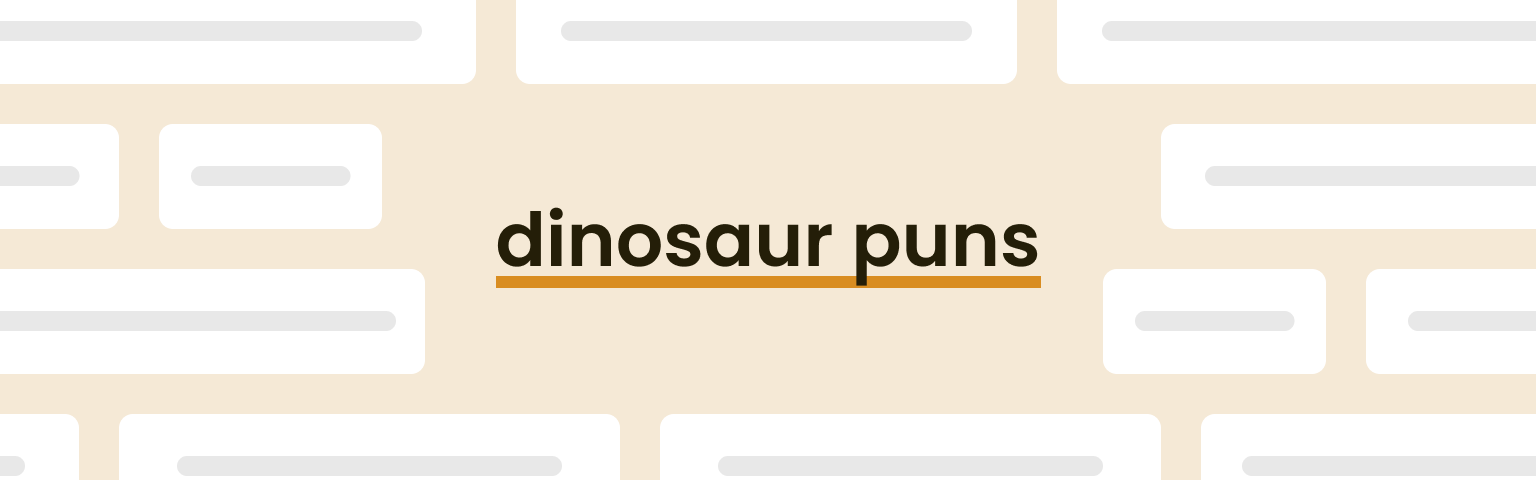 dinosaur puns