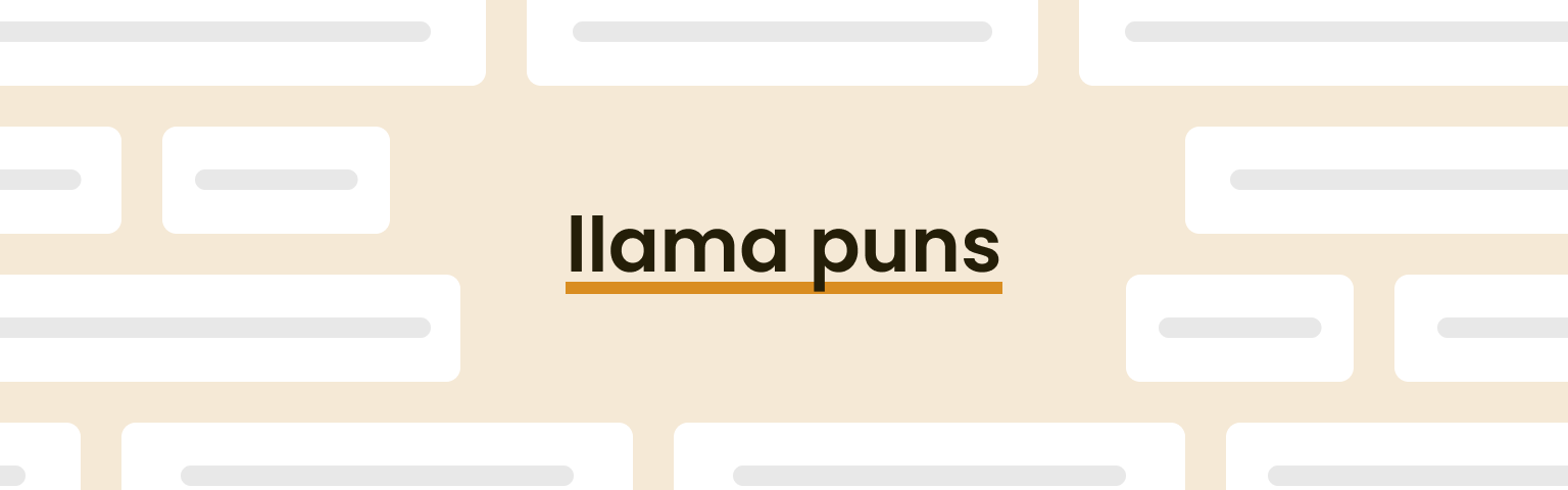 llama-puns