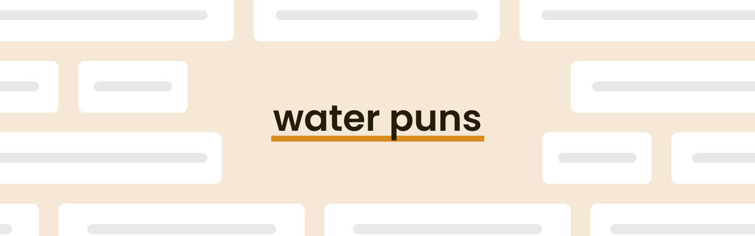 water-puns