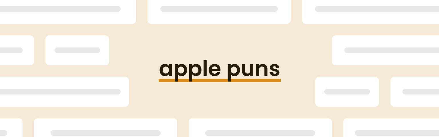 apple puns