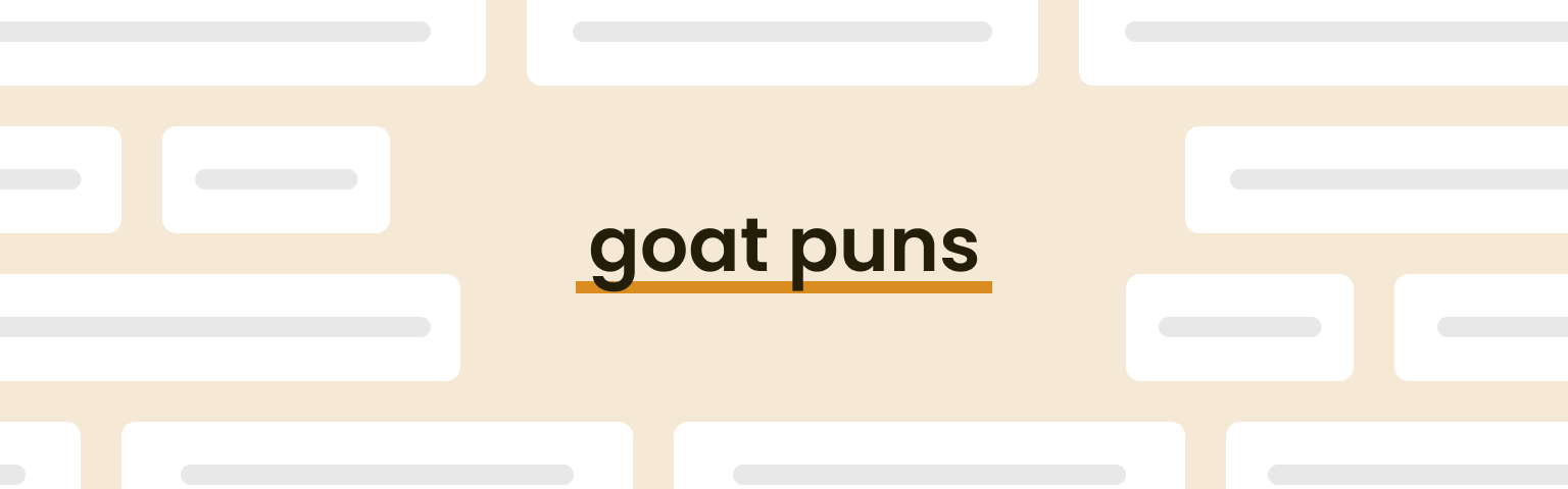 goat-puns