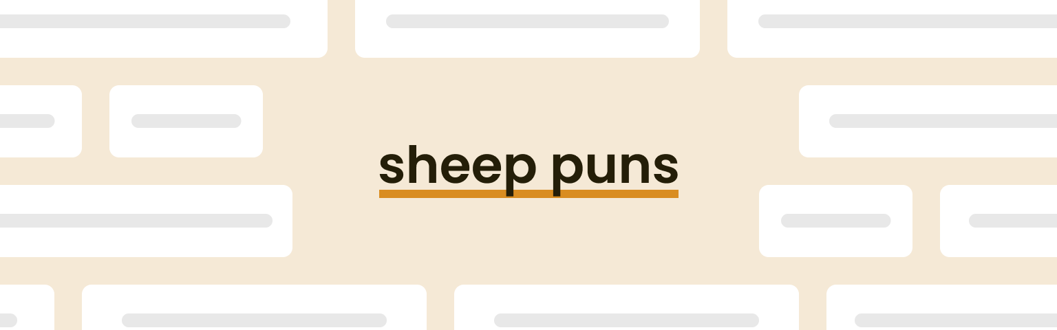 sheep-puns