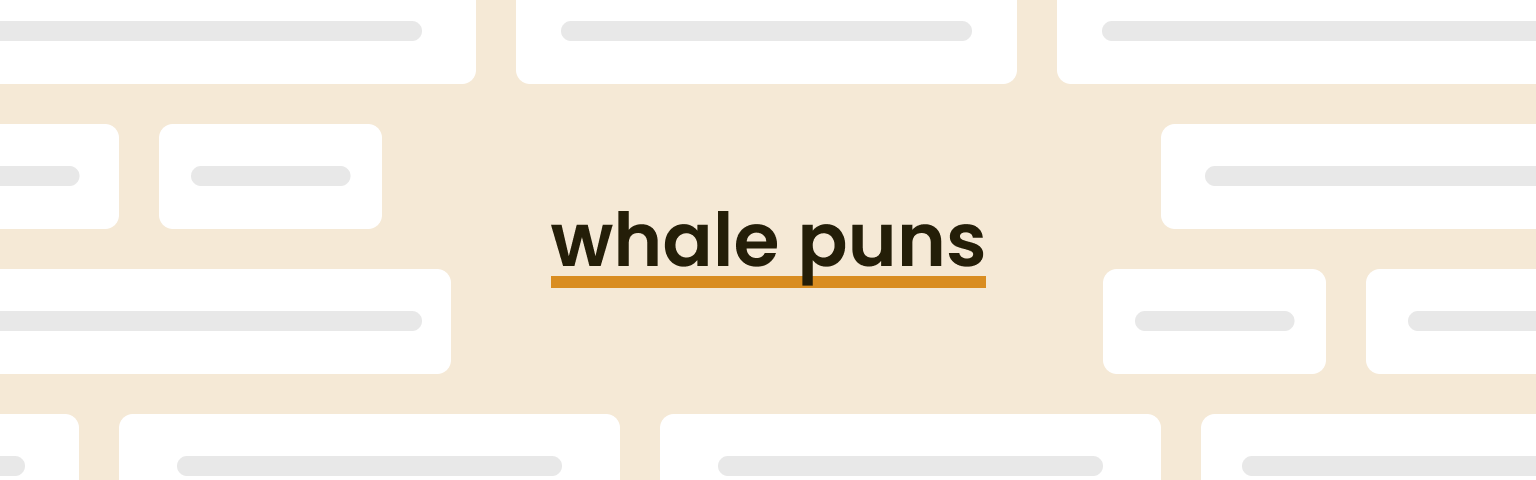 whale-puns