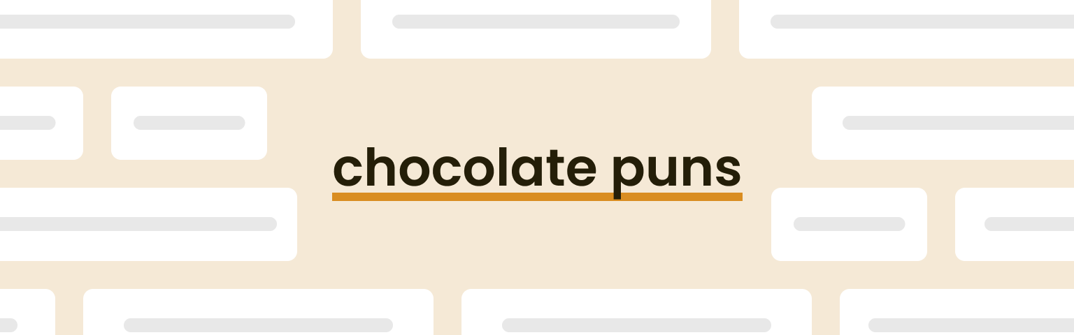 chocolate-puns