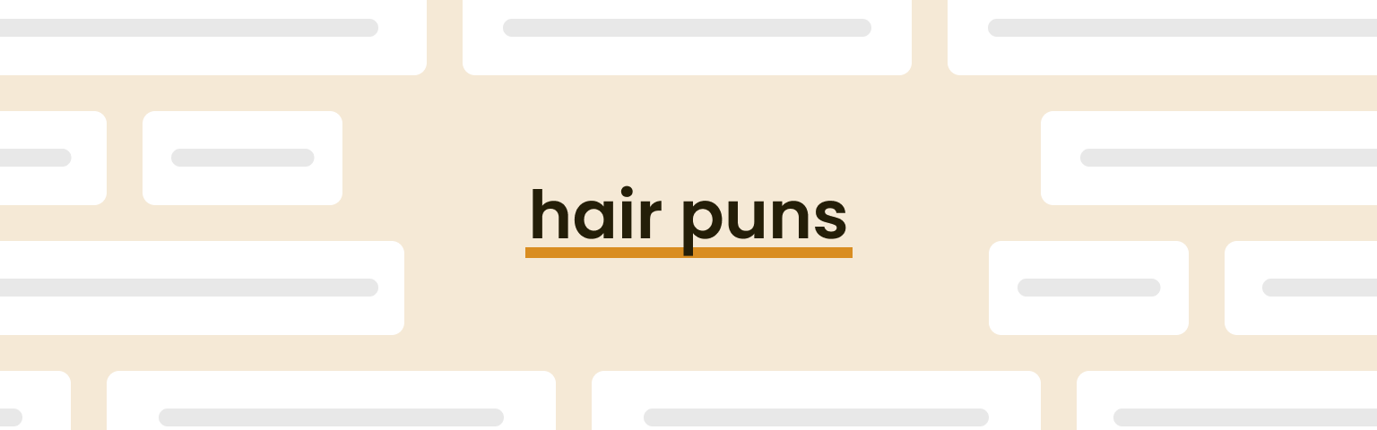 hair-puns