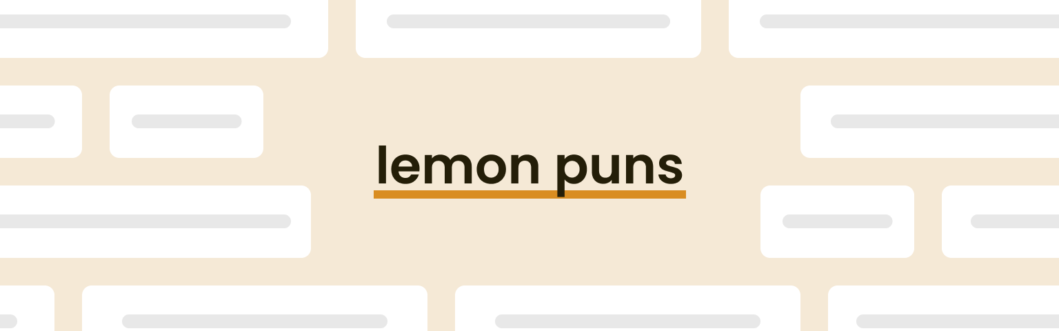 lemon-puns