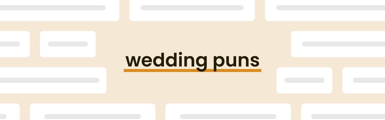 wedding-puns