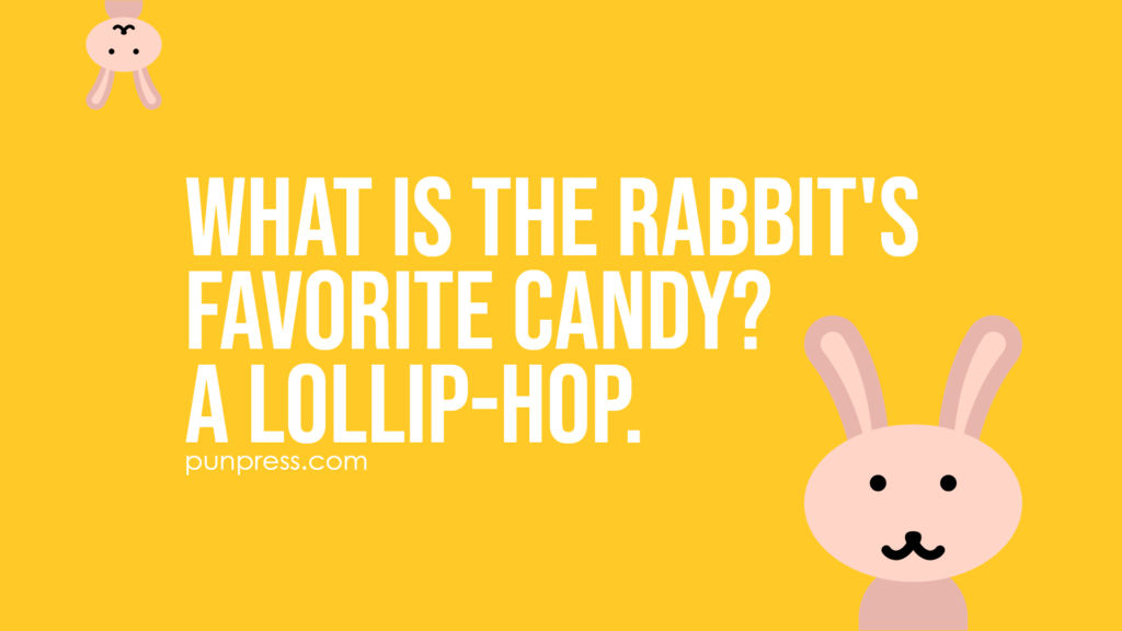 what is the rabbit's favorite candy? A lollip-hop - rabbit puns