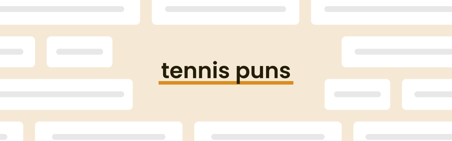 tennis-puns