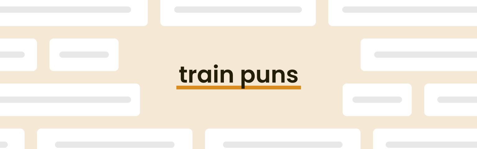 train-puns