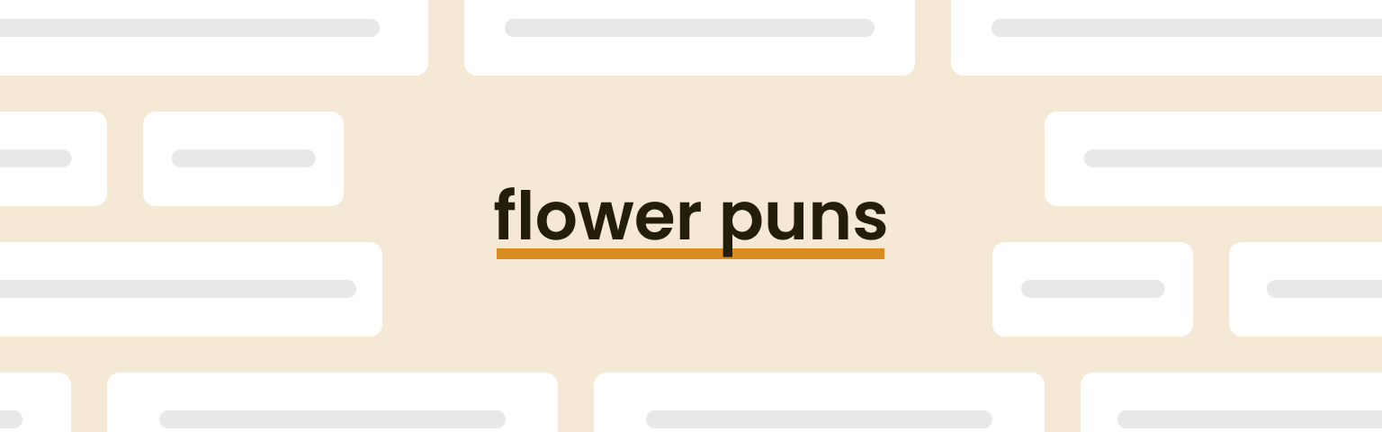 flower-puns