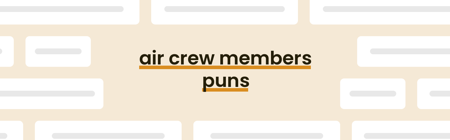 air-crew-members-puns