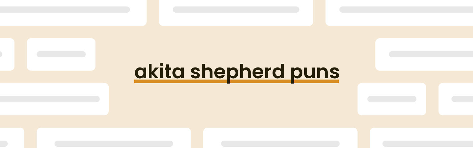 akita-shepherd-puns