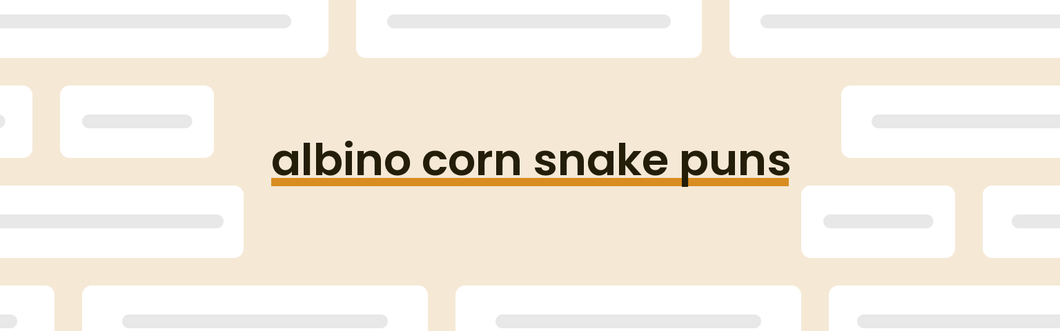 albino-corn-snake-puns