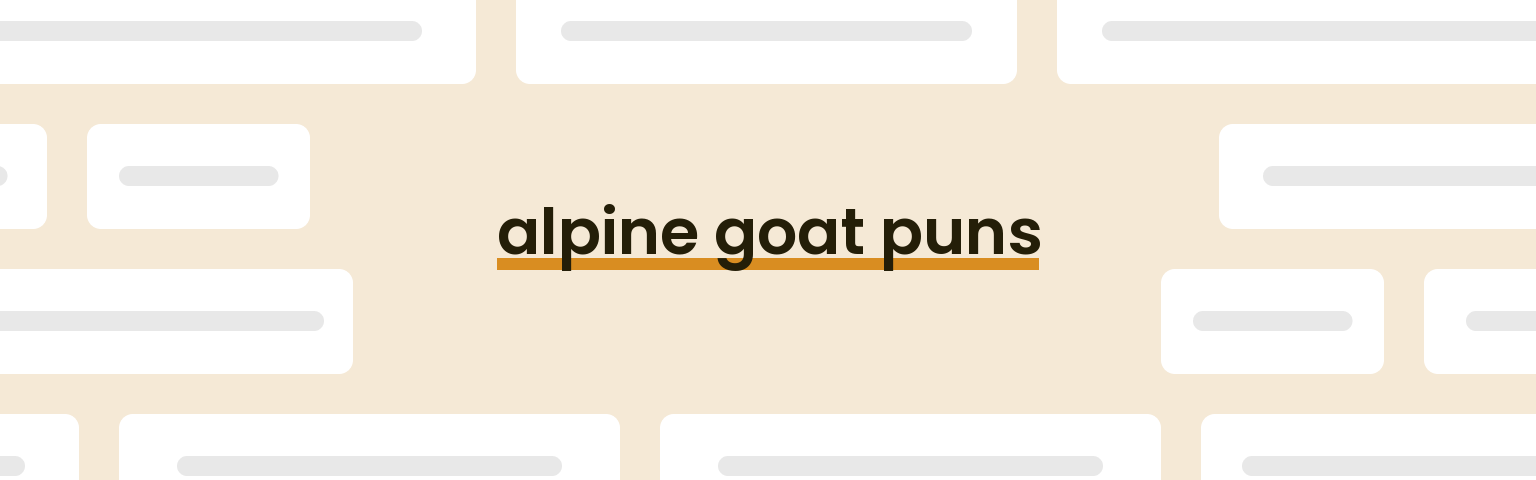 alpine-goat-puns