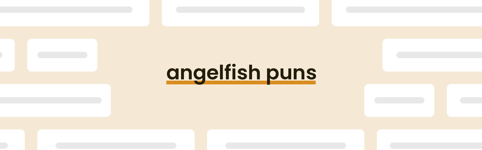 angelfish-puns