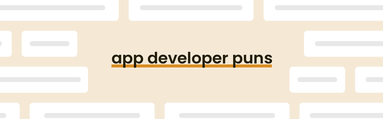app-developer-puns