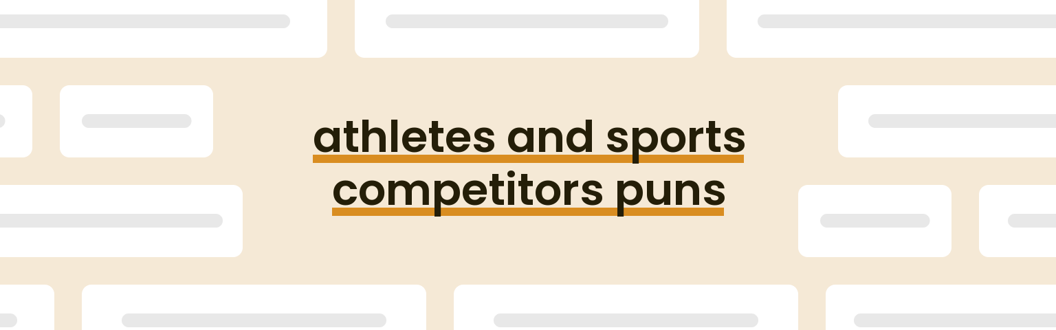 athletes-and-sports-competitors-puns