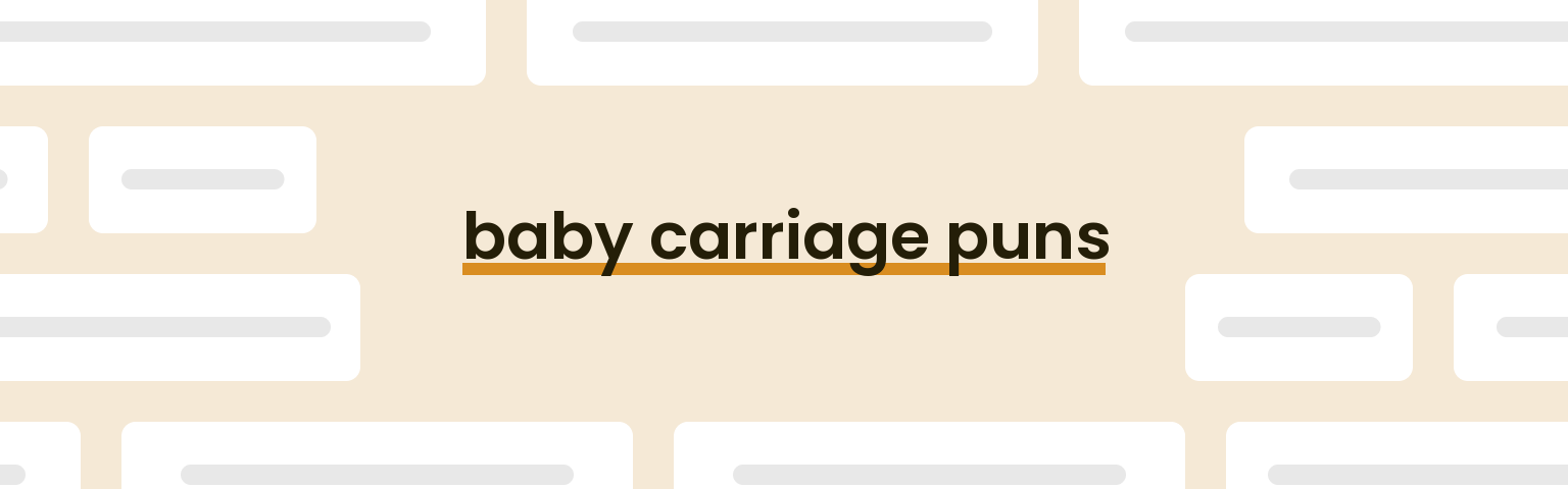 baby-carriage-puns