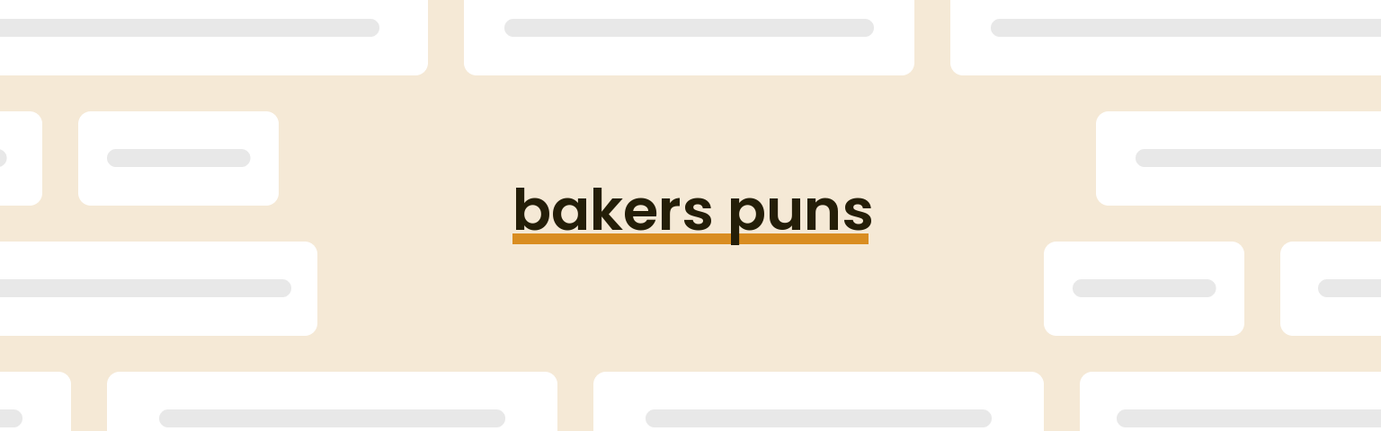 bakers-puns