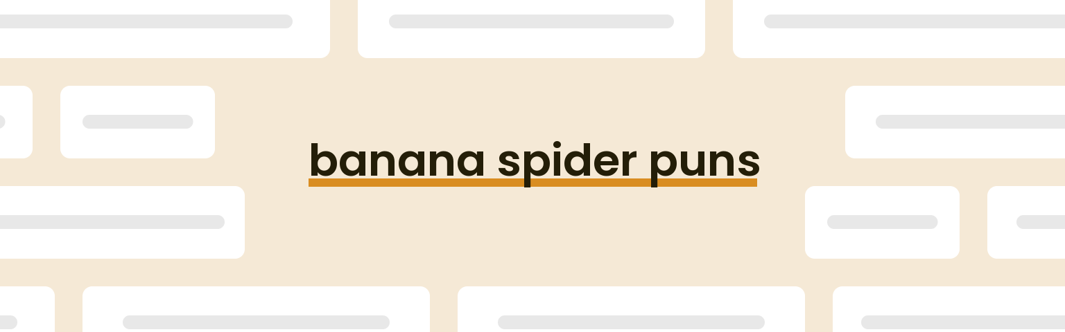 banana-spider-puns