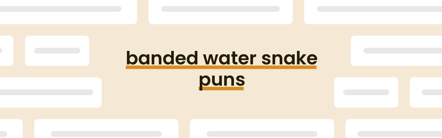 banded-water-snake-puns