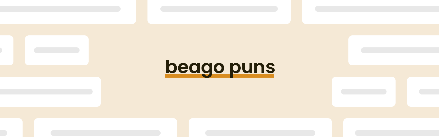 beago-puns
