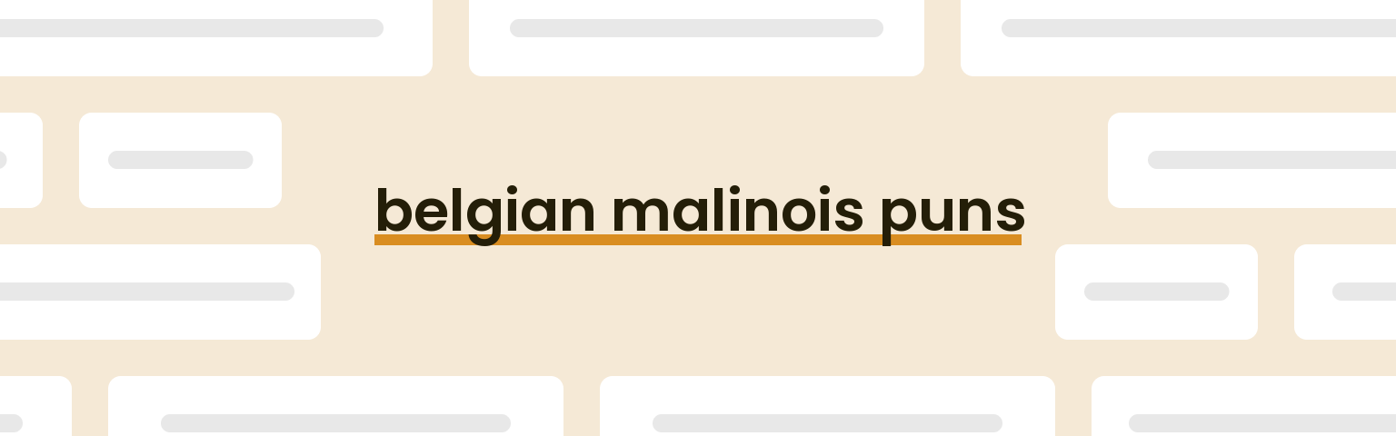 belgian-malinois-puns