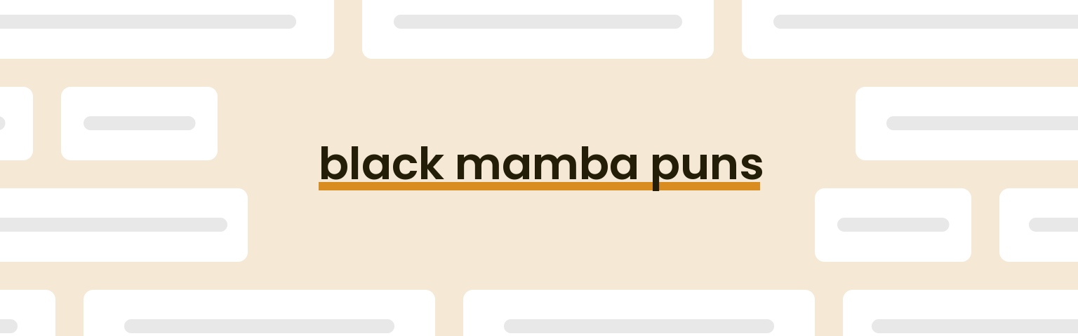 black-mamba-puns