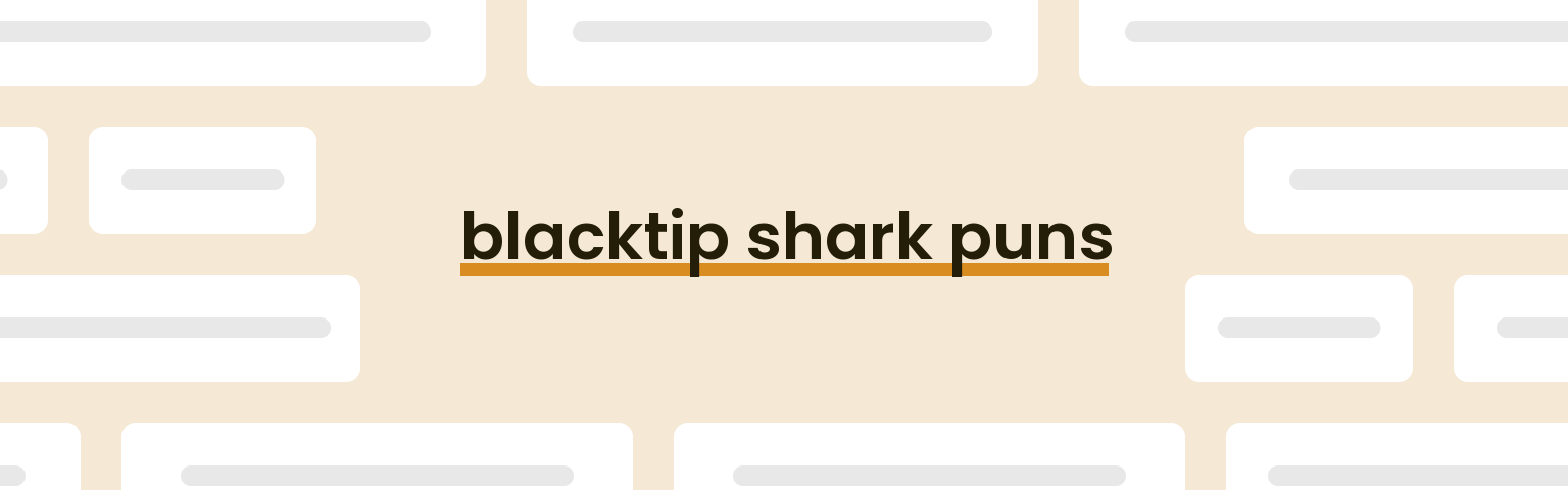 blacktip-shark-puns