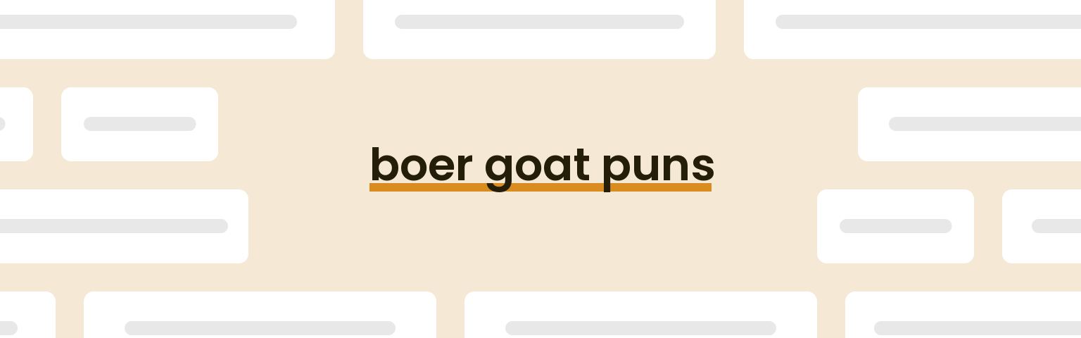 boer-goat-puns