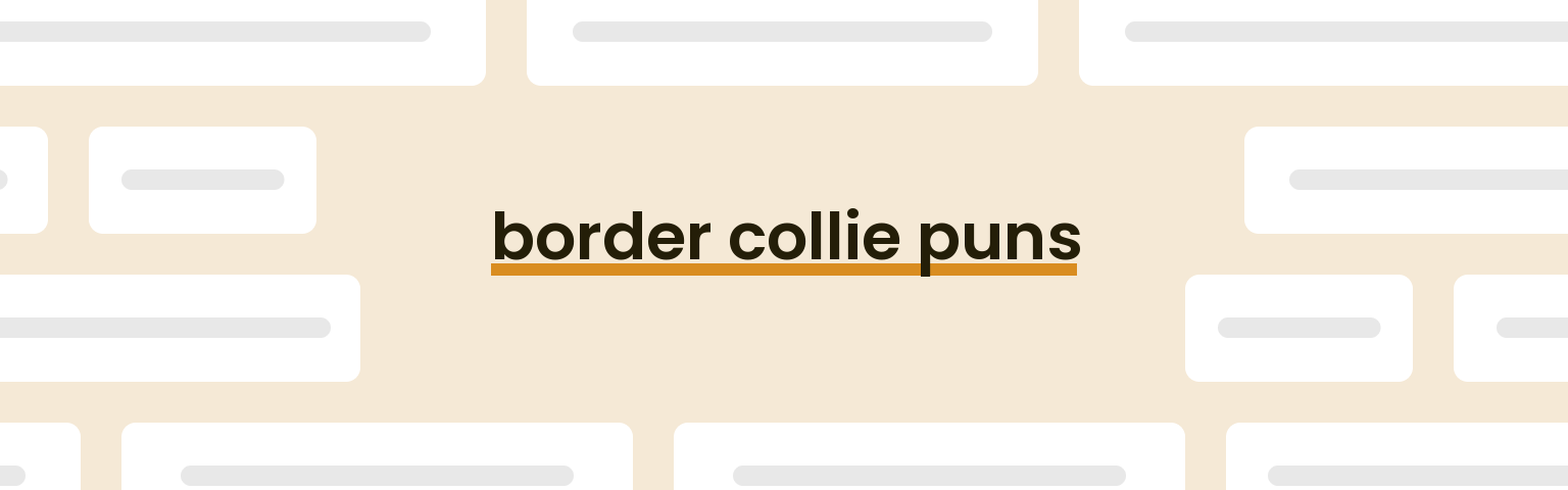 border-collie-puns