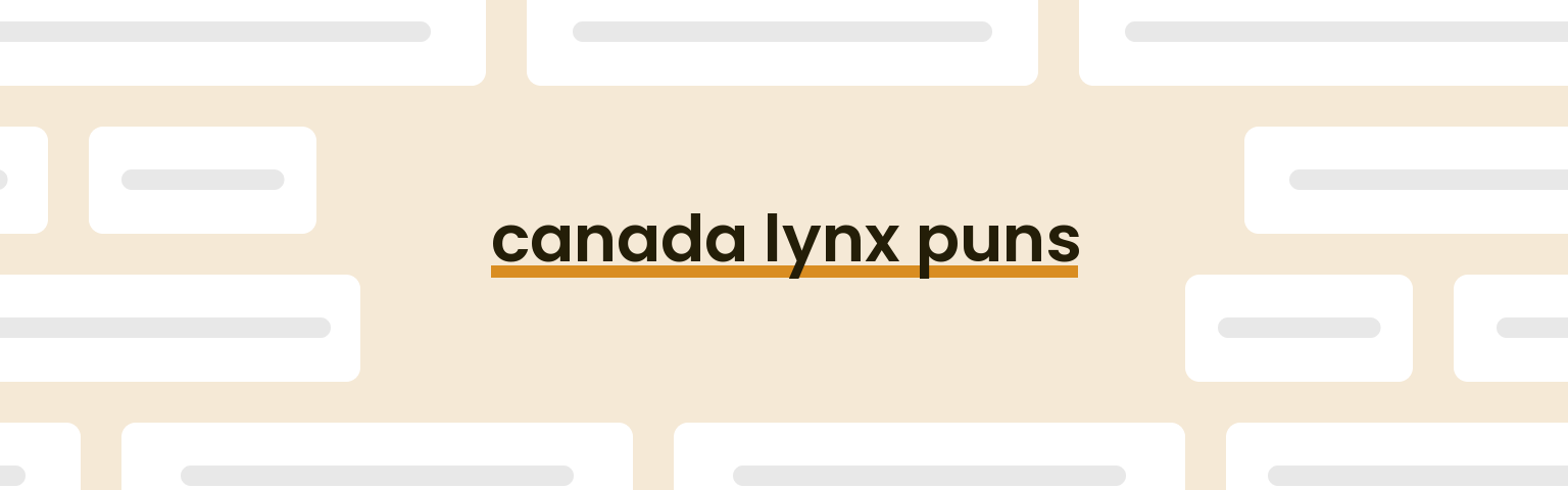 canada-lynx-puns