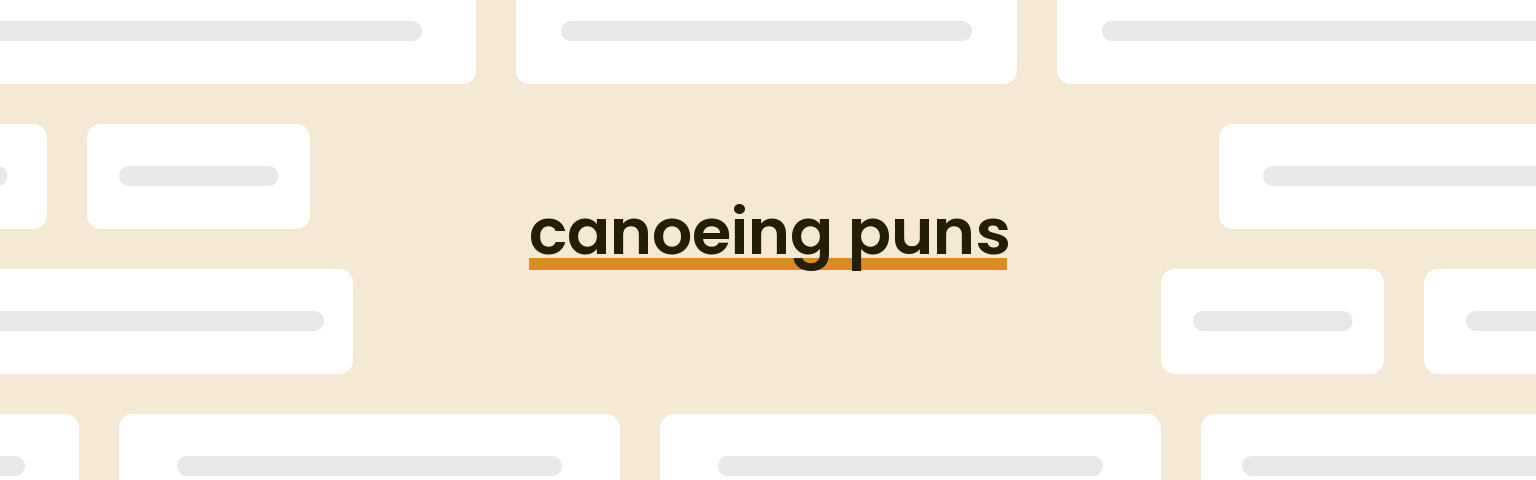 canoeing-puns
