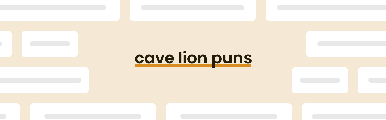 cave-lion-puns