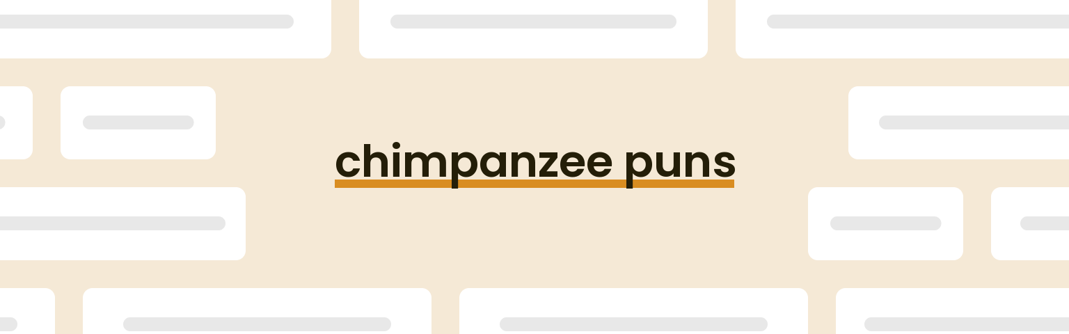 chimpanzee-puns