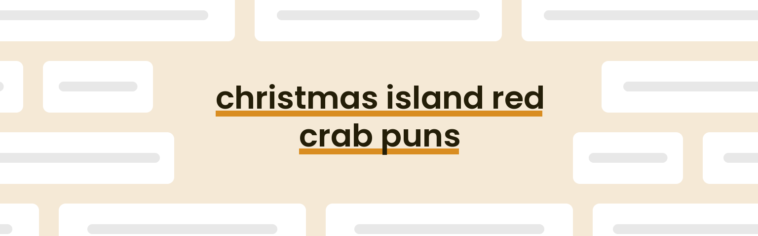 christmas-island-red-crab-puns