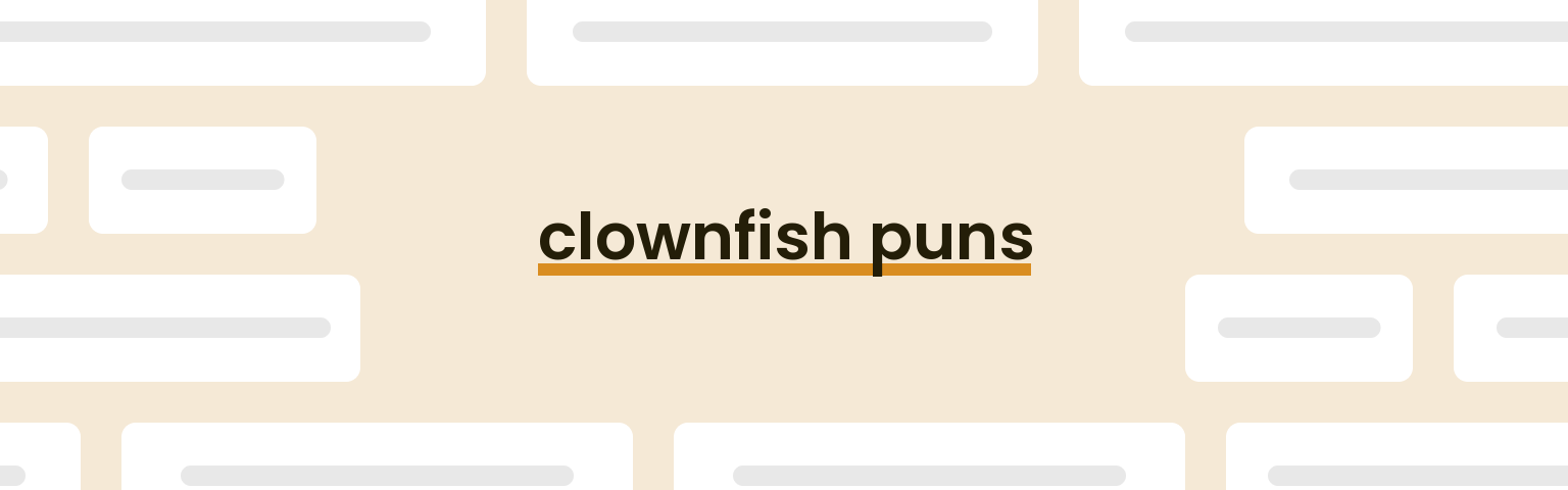 clownfish-puns