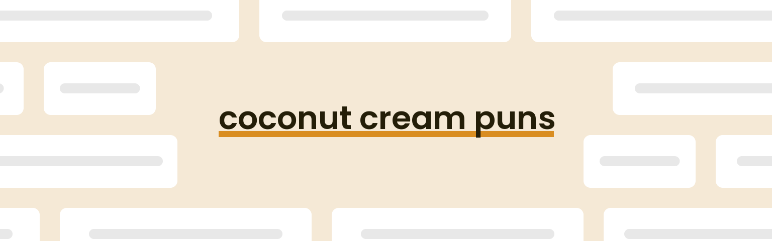 coconut-cream-puns