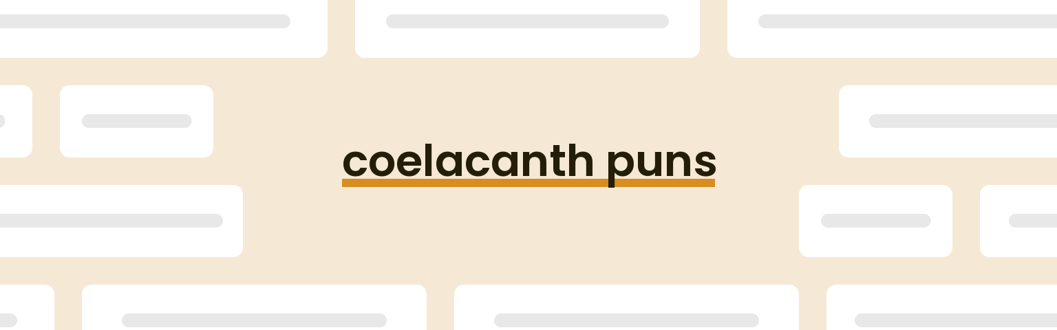 coelacanth-puns