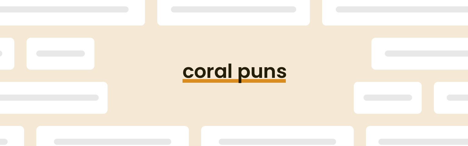 coral-puns