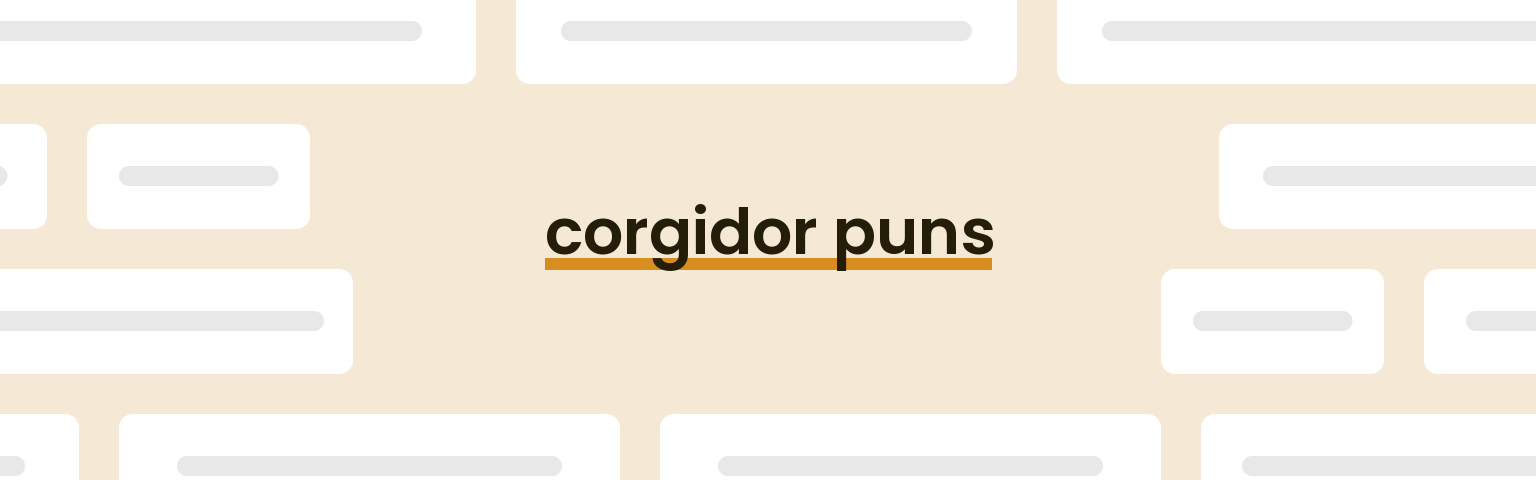 corgidor-puns