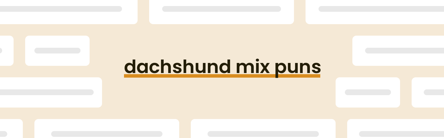 dachshund-mix-puns