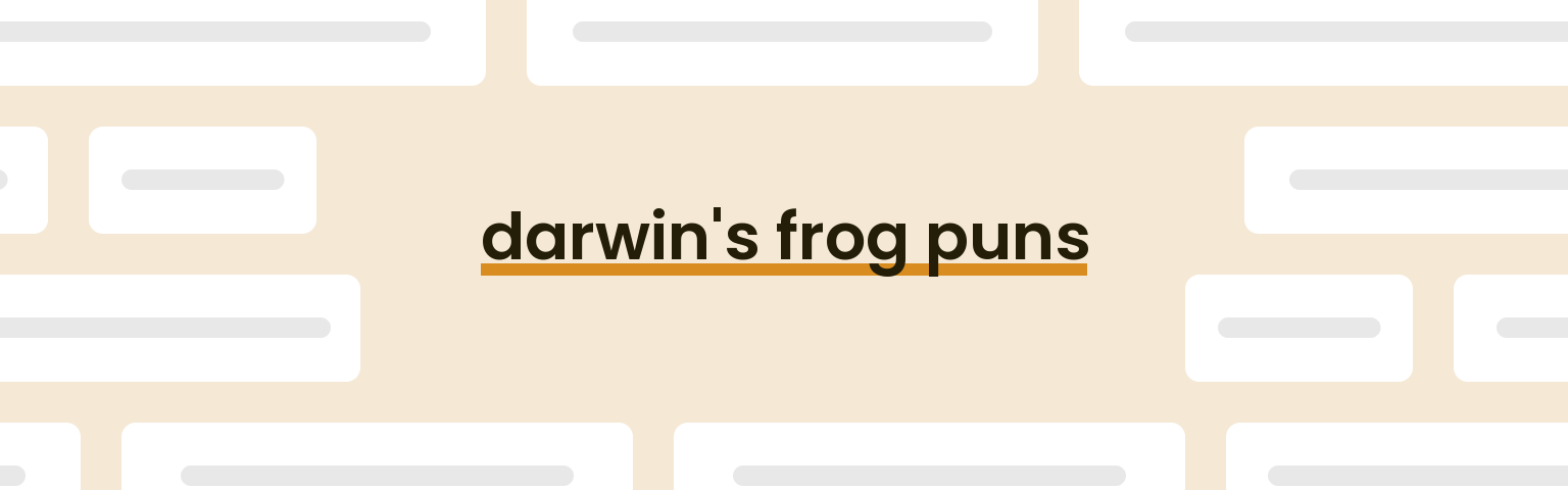 darwins-frog-puns