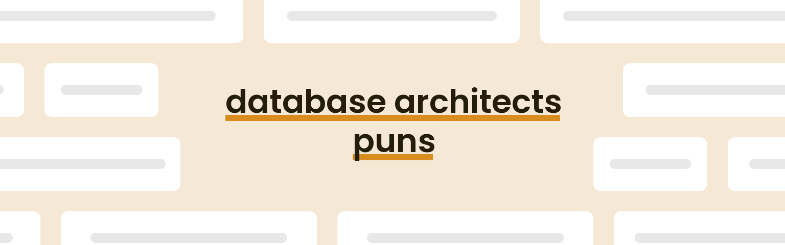 database-architects-puns
