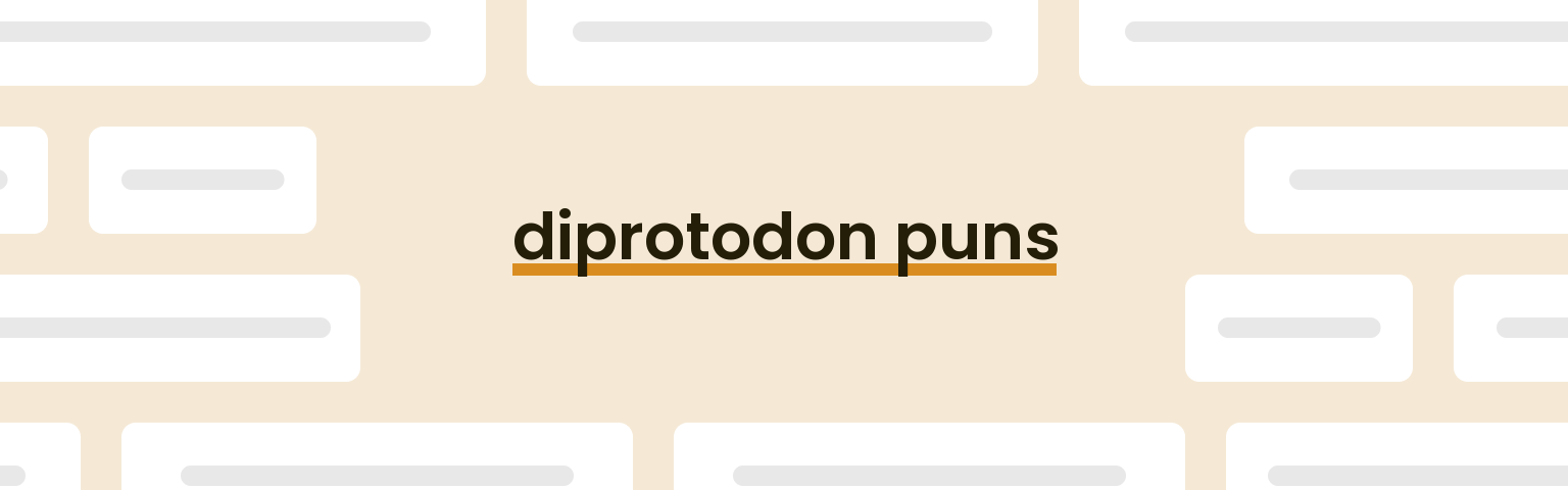 diprotodon-puns