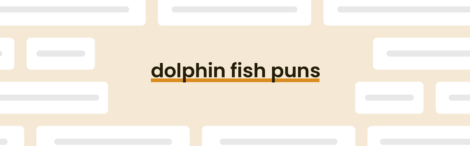 dolphin-fish-puns