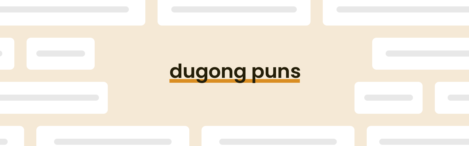 dugong-puns