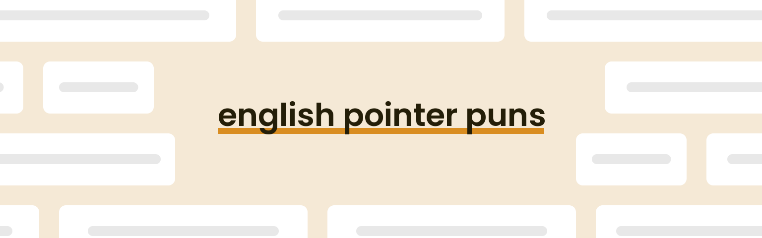 english-pointer-puns